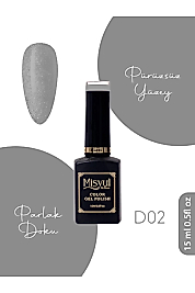 Misyul Kalıcı Oje D02,UV Led Kalıcı Oje Nail Art 15ml