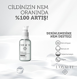 L’OYAUTE NEMLENDİRİCİ VE DOLGUNLAŞTIRICI ETKİLİ CİLT BAKIM SERUMU(Hyaluronic Acid %2 +Collagen)