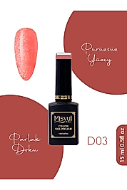Misyul Kalıcı Oje D03,UV Led Kalıcı Oje Nail Art 15ml