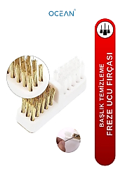 Ocean Freze Başlığı Temizleme Fırçası Bakır Tel Freze Ucu Steril Fırçası