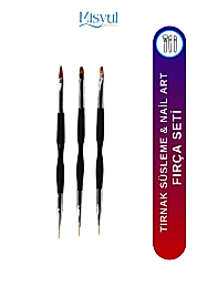Misyul Tırnak Süsleme Fırçası, Nail Art Fırça, Tırnak Desen Fırçası Seti