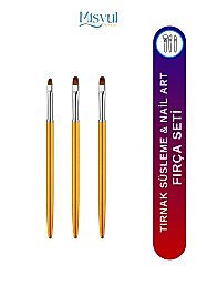 Misyul Tırnak Süsleme Fırçası, Nail Art Fırça, Tırnak Desen Fırçası Seti