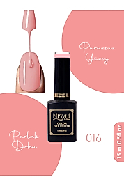 Misyul Kalıcı Oje 016, UV Led Kalıcı Oje Nail Art 15ml