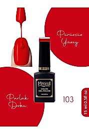 Misyul Kalıcı Oje 103, UV Led Kalıcı Oje Nail Art 15ml