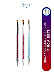 Misyul Tırnak Süsleme Fırçası Nail Art Fırça Tırnak Desen Fırçası Seti
