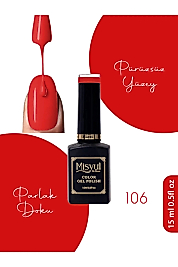 Misyul Kalıcı Oje 106, UV Led Kalıcı Oje Nail Art 15ml