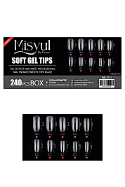 Misyul Soft Jel Tips Protez Tırnak Tips Uzatma Yeni Nesil 240 Adet(oval)