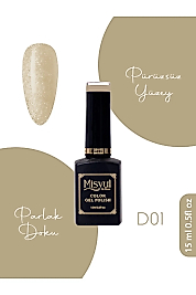 Misyul Kalıcı Oje D01,UV Led Kalıcı Oje Nail Art 15ml