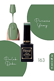 Misyul Kalıcı Oje 163, UV Led Kalıcı Oje Nail Art 15ml
