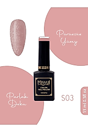 Misyul Kalıcı Oje S03,UV Led Kalıcı Oje Nail Art 15ml